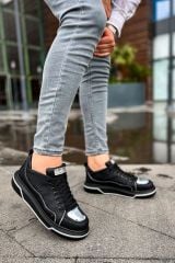 CH183 - CST Jet Setter Mirror  Erkek Ayakkabı SIYAH/GUMUS