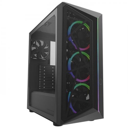 Cooler Master CMP510 TG 650W 80+ Mesh Panel Siyah ARGB 3x120MM FANLI Mid-Tower Kasa