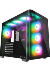 RAMPAGE LOOPY PLUS 950W 80+ TEMPERLI CAM 7X12CM RGB FAN GAMING ATX KASA SIYAH