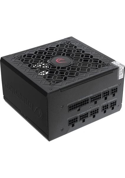 RAMPAGE MATE M650-80PB 650W 80+ 12CM FANLI FULL MODULER PSU (SİYAH)