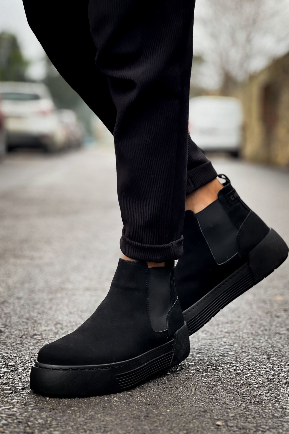 Ch069  Srt Harmany Erkek Bot Sıyah