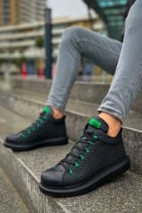 Ch111  Gst Milano Erkek Bot Sıyah / Yesıl