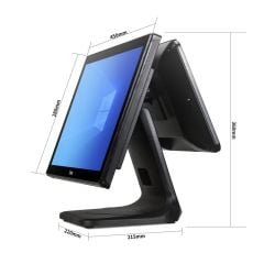 Tıwox Tp7610D 18.5" I7 10.Nesi̇l(10710)128Gb Nwme Ssd 8Gb Ddr4 Ram 1366X768 Dokunmati̇k Pos Pc +13.2" Müşteri̇ Ekranı