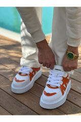 CH2407 - CBT Star-X Erkek Spor Ayakkabı Beyaz/Turuncu