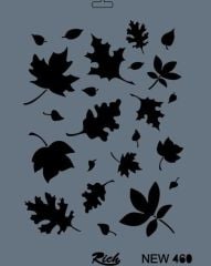 Rich New Seri N-460 Stencil 35x25 cm