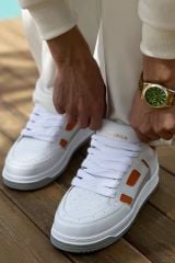 CH2410 - CBT Avax  Erkek Spor Ayakkabı Beyaz/Turuncu