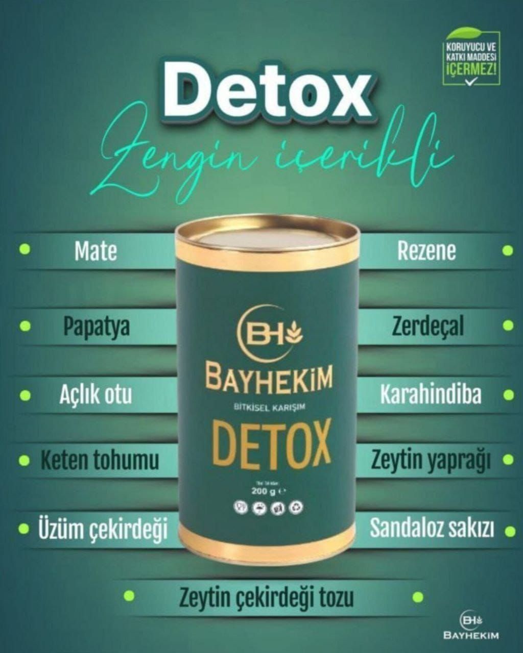 Bayhekim Detox 200 Gr