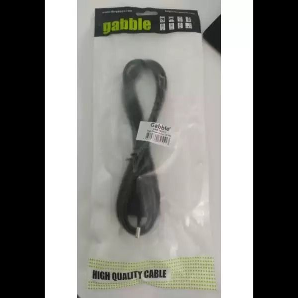 GABBLE GAB-PPK115 Siyah( 1.5 Metre ) 1mm Kasa Power Kablosu