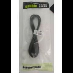 GABBLE GAB-PPK115 Siyah( 1.5 Metre ) 1mm Kasa Power Kablosu