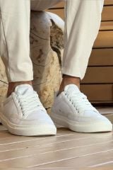 CH2505 - Keten Erkek Ayakkabı BEYAZ / BEYAZ