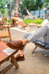 CH251 - CRT Mirror Erkek Ayakkabı TABA