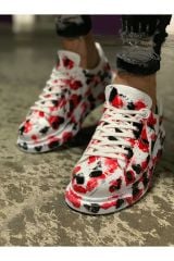 CH254 - CBT Pittura Erkek Ayakkabı 409 KIRMIZI / SIYAH