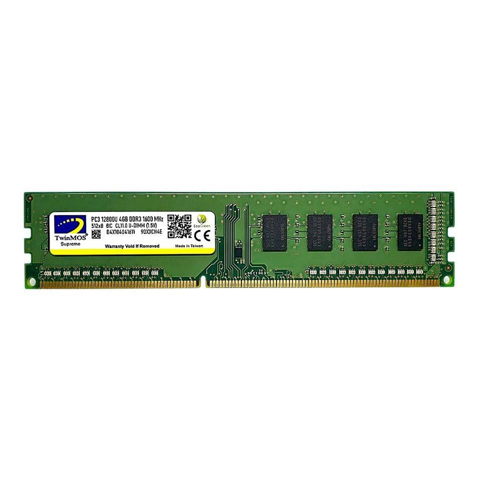 4 GB DDR3 1600MHZ TWINMOS 1.5 DT MDD34GB1600D