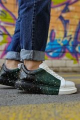 CH254 - CBT Pittura Erkek Ayakkabı 437 BEYAZ / YESIL / SIYAH