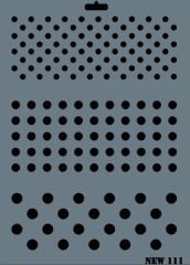 Rich New Seri N-111 Stencil 35x25 cm
