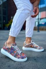 CH254 - CBT Pittura Erkek Ayakkabı 537 CRAZY SPLUSH BEYAZ