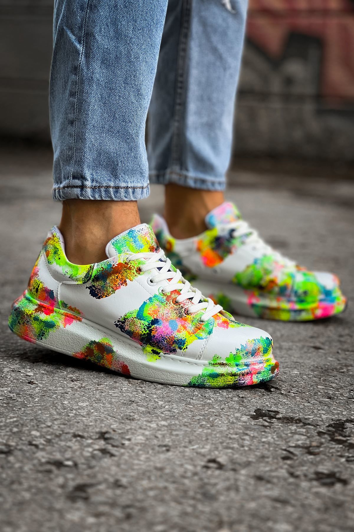 CH254 - CBT Pittura Erkek Ayakkabı 550 COLORFULL