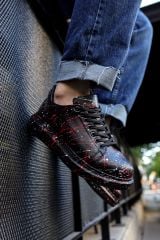 CH254 - CST Pittura Erkek Ayakkabı 471 BEYAZ / KIRMIZI SPLUSH