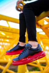 CH254 - CST Pittura Erkek Ayakkabı 479 KIRMIZI / BEYAZ TABAN