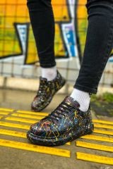 CH254 - CST Pittura Erkek Ayakkabı 498 SARI / MAVI / KIRMIZI SPLUSH