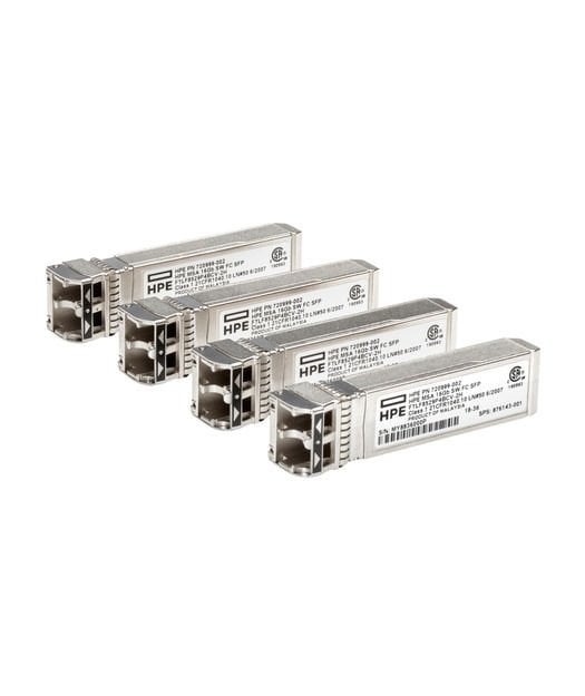 HPE MSA 16Gb SW FC SFP 4pk XCVR