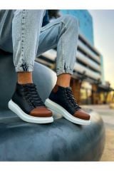 CH258 - GBT Roma Colourful Erkek Bot SIYAH/TABA