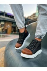 CH258 - GBT Roma Colourful Erkek Bot SIYAH/TABA