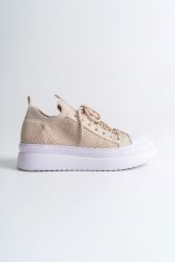 CH2601 - Triko Erkek Ayakkabı BEJ