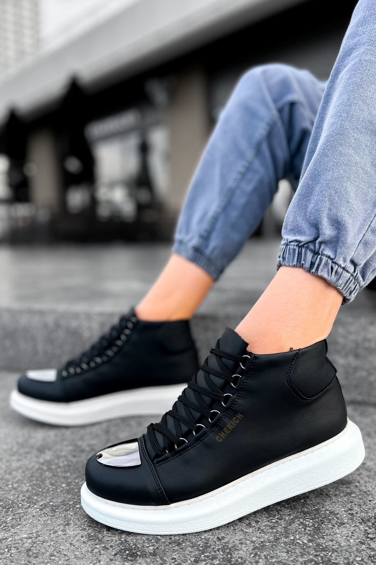 CH267 - CBT Roma Mirror Erkek Bot SIYAH