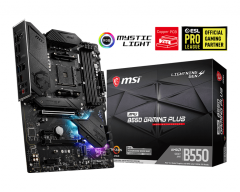 MSI MPG B550 GAMING PLUS DDR4 4400MHZ 1XHDMI 1XDP 2XM.2 USB 3.2 ATX AM4