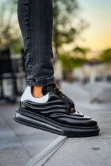 CH299 - GRT Sollıevo Erkek Ayakkabı SIYAH/BEYAZ