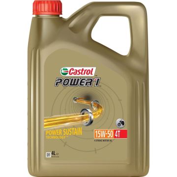 Castrol Power1 4T 15W-50 Motosiklet Yağı 4 LT