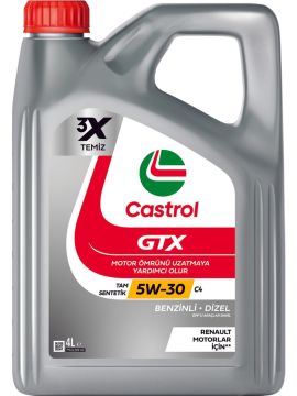 Castrol GTX 5W-30 C4 4LT - DPF Partiküllü