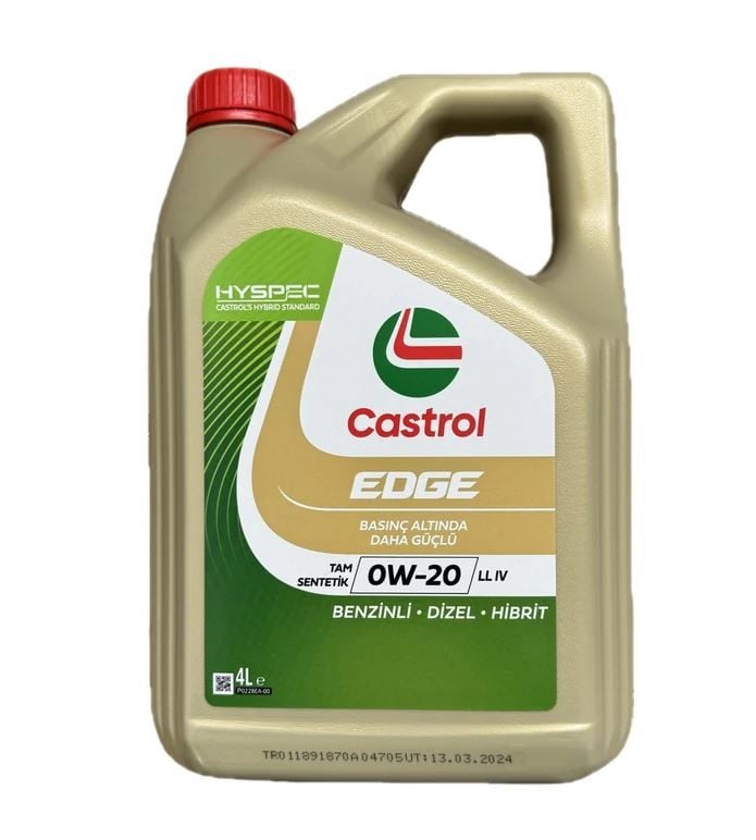 Castrol Edge 0W-20 LL IV 4Litre