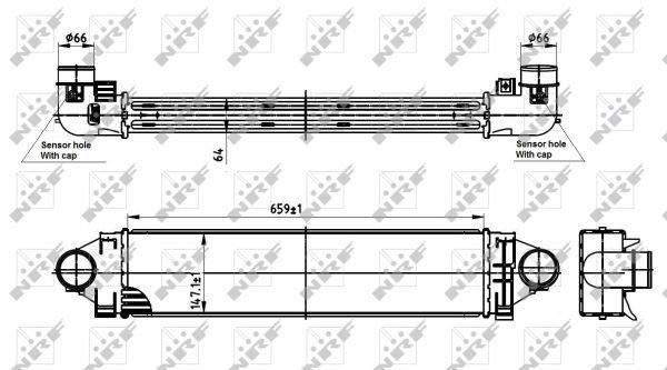 FORD FOCUS, MONDEO, S-MAX, VOLVO S80, V70 İNTERCOOLER 2011 MODEL SONRASI ARAÇLARDA UYUMLUDUR. ORJİNAL NO:  6G91L440CB