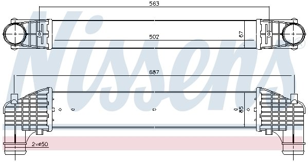 Ford Galaxy, Volkswagen Sharan 1.9TDI intercooler 1995 model sonrası araçlarda uyumludur. Orjinal no:7M0145805