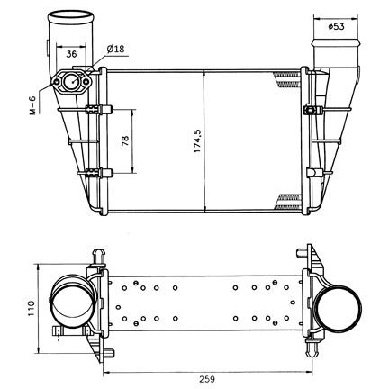 Volkswagen Passat V İntercooler/ 97-00 Model araclara uyumlu/Orjınal no:058145805A WW