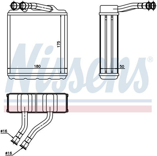 TOYOTA CORONA CARİNA KALORİFER RADYATÖRÜ ORJİNAL NO:87101-05010