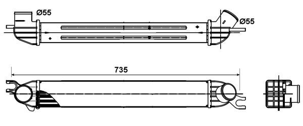 Mını Cooper İntercooler /Manuel/Klımalı araclara uyumlu/orjınal no:2751277