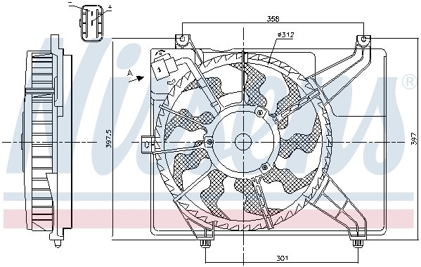 Hyundai İ10 1.1, 1.2 Fan Motoru 2008 model sonrası araçlarda uyumludur. Orjinal n:25380-0X000
