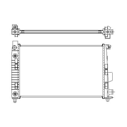 Mersedes Sprınter A160 1.7 CDI Vaneo 1.6 Radyatör/Manuel/otomatık/klımalı araclara uyumlu/Orjınal No:1685001602