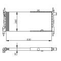 Opel Kadet E 1.2S/1.3 N/S 1.4İ Radyatör/ Manuel /Klimasız 84-90 Model Araclara Uyumludur-Orjinal NO : 1302026