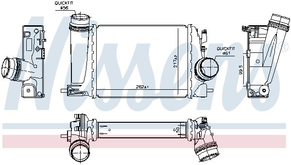 Nissan Qashqaı, Renault Megane, Scenıc İntercooler 2013 model sonrası araçlarda uyumludur. Orjinal no: 14461-4EJ0A