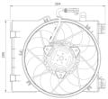 OPEL COMBA, CORSA C FAN 2000 MODEL SONRASI MANUEL ARAÇLARDA UYUMLUDUR. ORJİNAL NO:  1341332