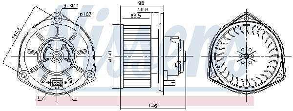 VOLVO 740, 760, 780, 940, 960, S90, V90 KALORİFER MOTORU 1984-1998 MODEL ARASI ARAÇLARDA UYUMLUDUR. ORJİNAL NO: 1307980