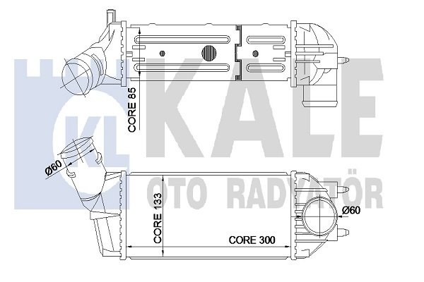 Citroen C4, Peugeot 307 İntercooler. 2000 model sonrası araçlarda uyumludur. Orjinal no: 0384.G4