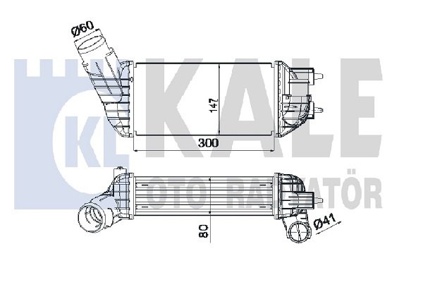 Citroen C4, Peugeot 3008, 308, 5008 2.0 İntercooler. 2006 model sonrası araçlarda uyumludur. Orjinal no: 0384.P8