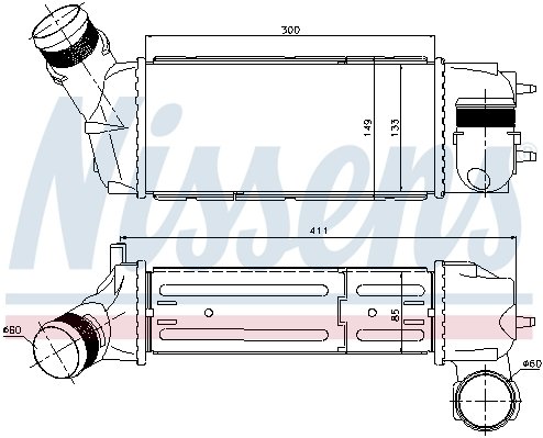 Citroen C4, Peugeot 307 2.0 HDI İntercooler 2000 model sonrası araçlarda uyumludur. Orjinal no:0384.K0