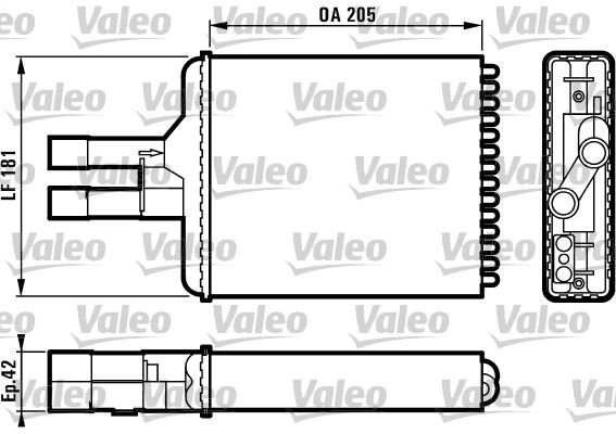 Opel Vectra B Kalorıfer/KLımasız aracalra uyumlu/orjınal no:1843107