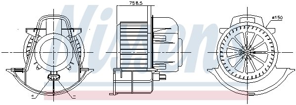 Audi Q7, Porsche Cayenne, Volkswagen Amarok, Touareg Kalorifer Motoru 2002 model sonrası araçlarda uyumludur. Orjinal no:7L0820021A